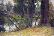 Charles-Amable Lenoir Landscape close to the artist's house in Fouras